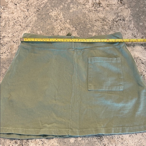 Brandy Melville Teal Skater Skirt - Picture 3 of 4